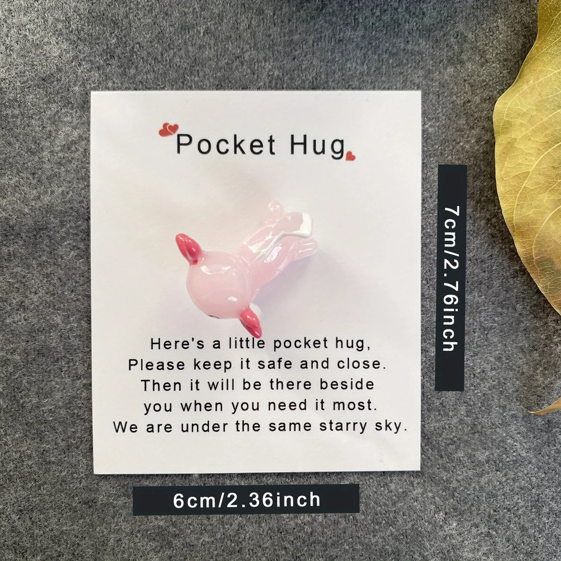 A Little Pocket Hug – Mini Resin Axolotl Slime Charm - Perfect Encouragement Gift